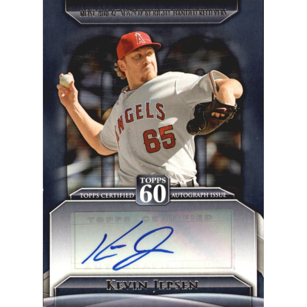 2011 Topps 60 Autographs #KJ Kevin Jepsen