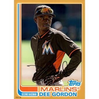 2017 Topps Archives 5x7 Gold #117 Dee Gordon