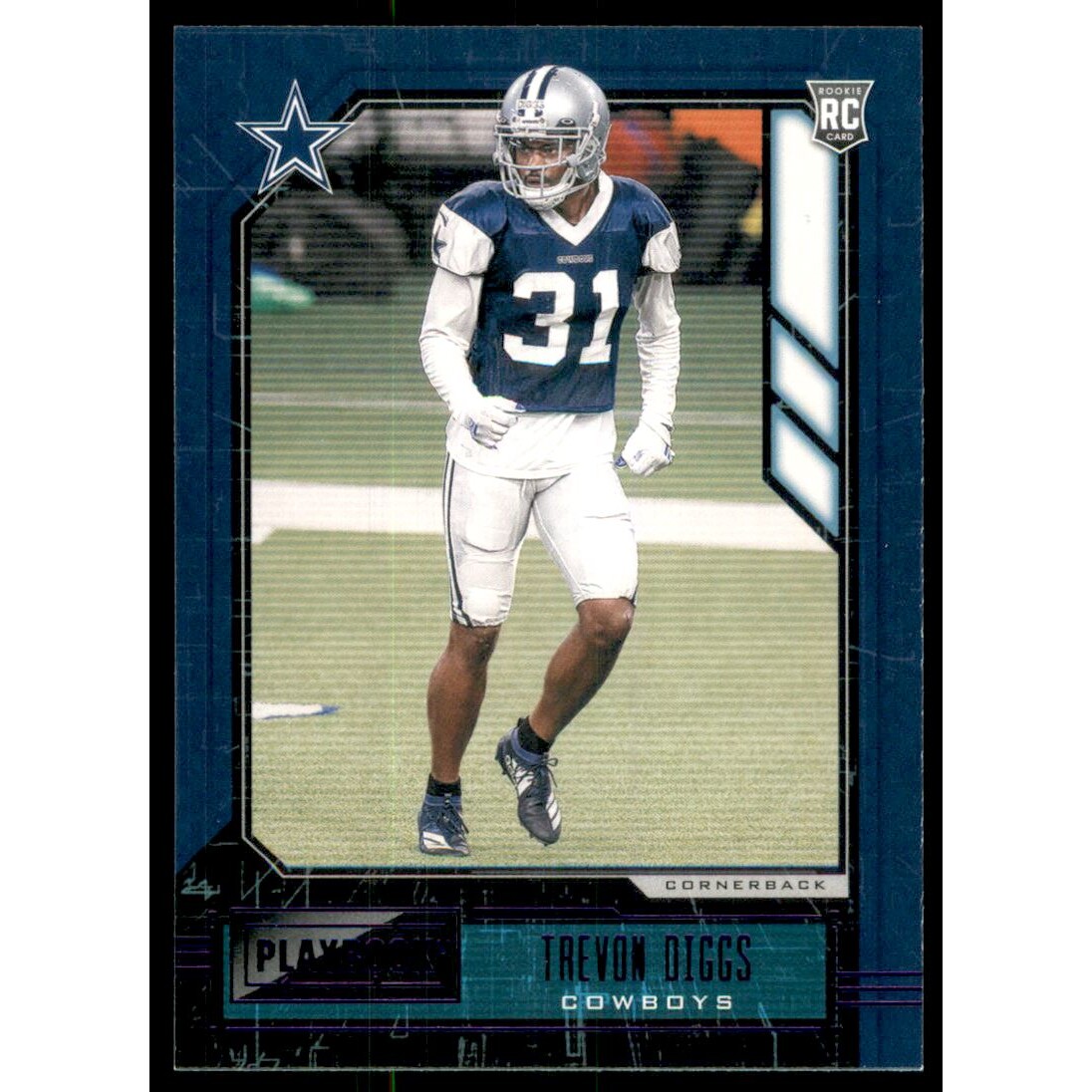 2020 Panini Playbook Purple #175 Trevon Diggs. rookie card picture