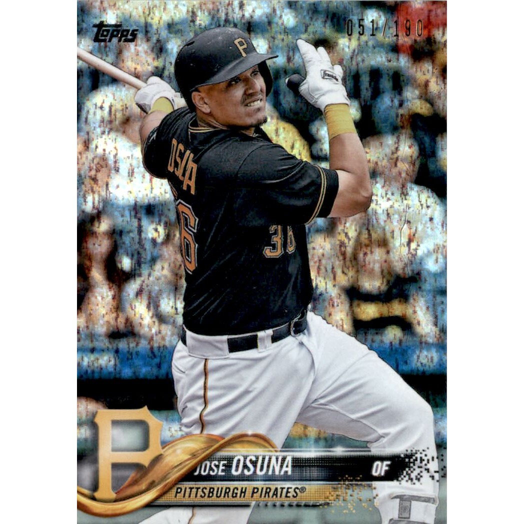 2018 Topps Factory Set Foilboard #521 Jose Osuna. rookie card picture