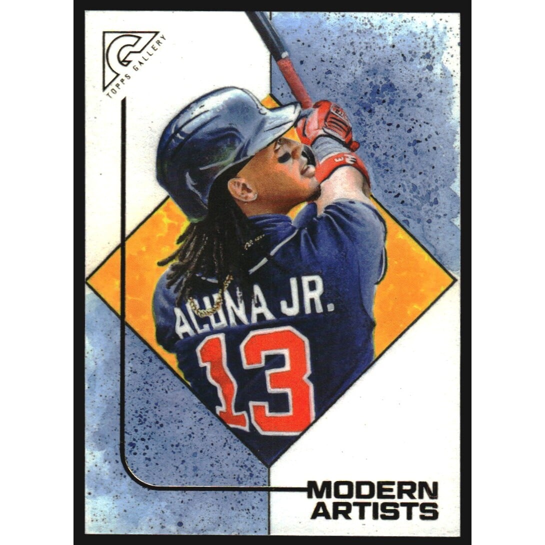 2021 Topps Gallery Modern Artists #MA2 Ronald Acuna Jr.. rookie card picture