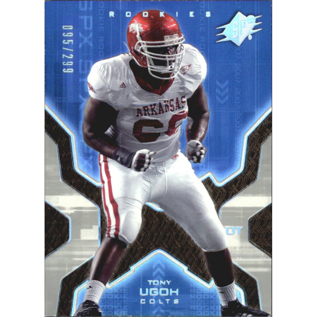 2007 SPx Silver Holofoil Rookies #121 Tony Ugoh
