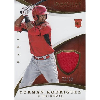2015 Immaculate Collection Immaculate Swatches #42 Yorman Rodriguez/99