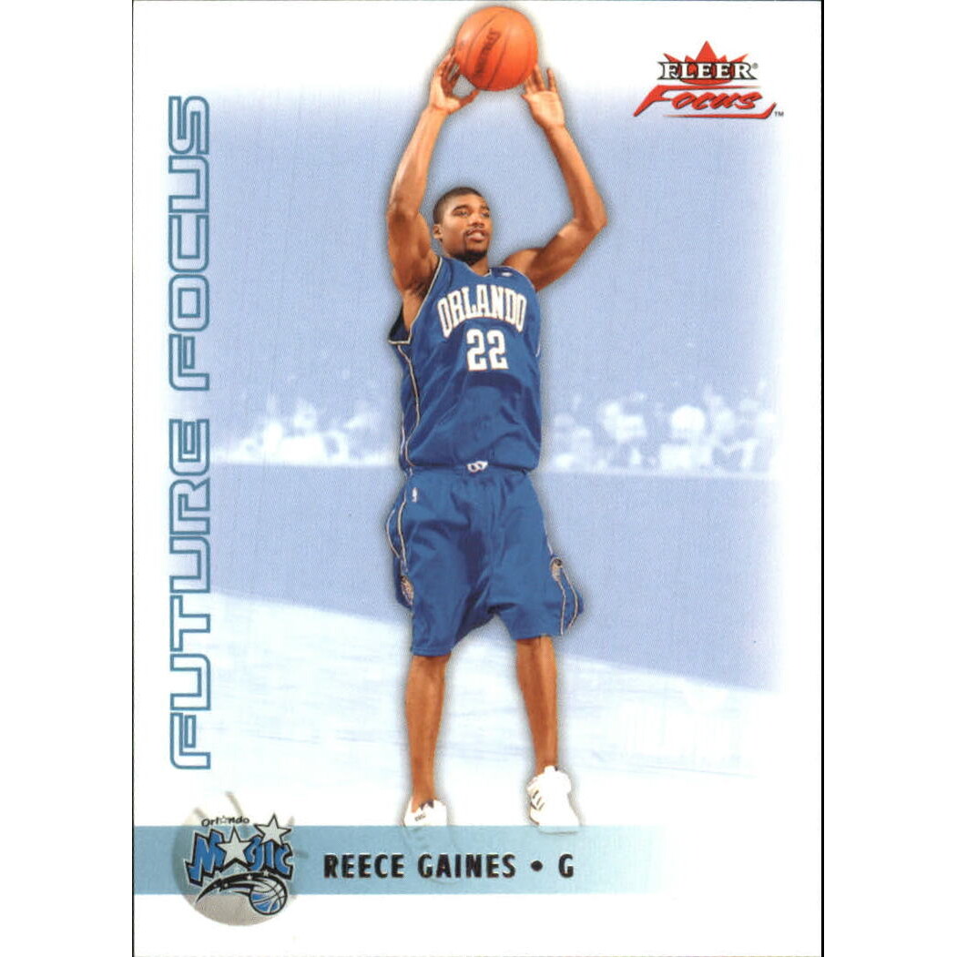 2003-04 Fleer Focus Numbers Century #132 Reece Gaines