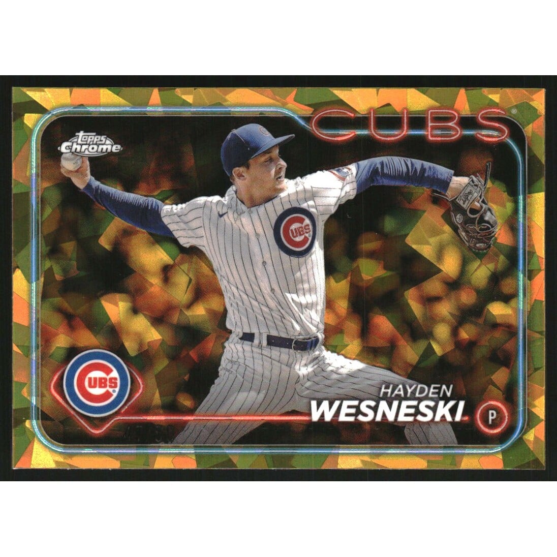 2024 Topps Chrome Sapphire Gold Refractors #337 Hayden Wesneski