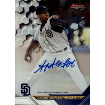 2016 Bowman's Best Best of '16 Autographs #B16AE Anderson Espinoza