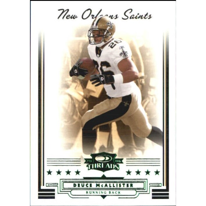 2006 Donruss Threads Retail Green #64 Deuce McAllister