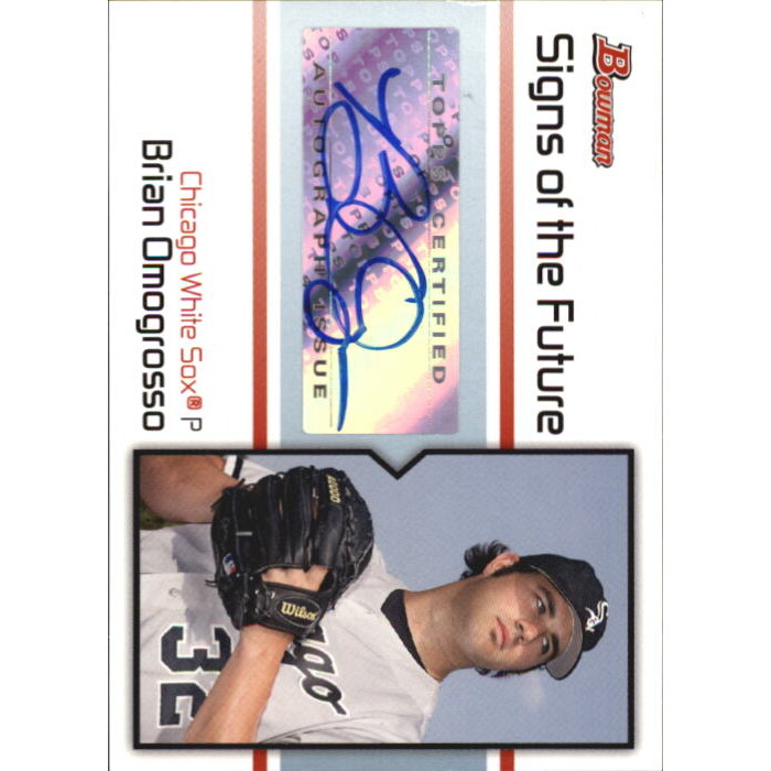 2008 Bowman Signs of the Future #BO Brian Omogrosso. rookie card picture