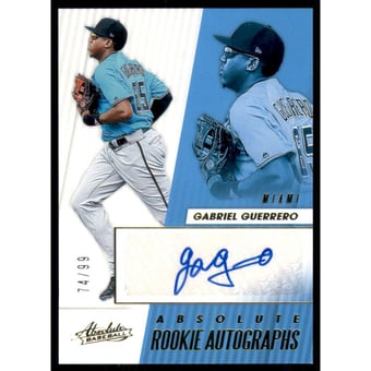 2019 Absolute Rookie Autographs #16 Gabriel Guerrero
