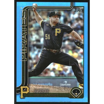 2025 Topps Blue Rainbow Foil #381 David Bednar