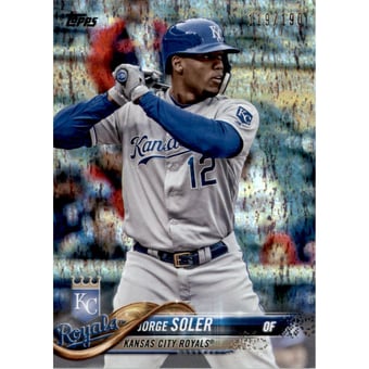 2018 Topps Factory Set Foilboard #653 Jorge Soler