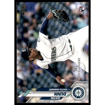2020 Topps Factory Set 582 Montgomery Club #661 Justin Dunn
