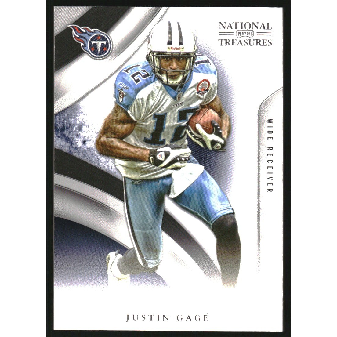 2009 Playoff National Treasures #96 Justin Gage