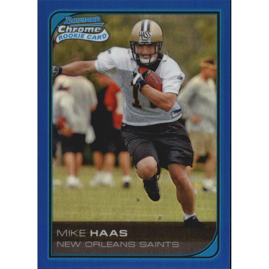 2006 Bowman Chrome Blue Refractors #267 Mike Hass