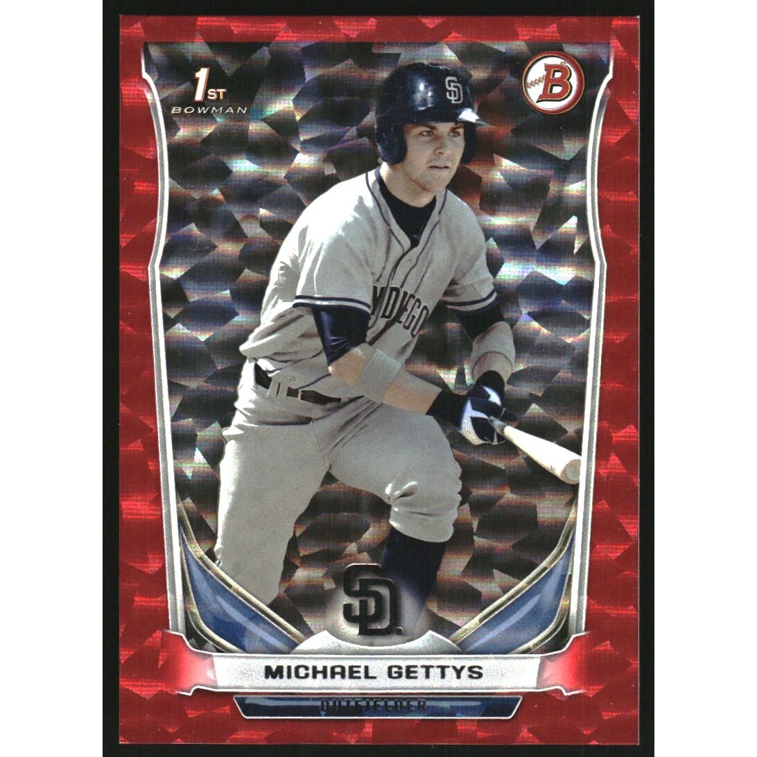 2014 Bowman Draft Red Ice #DP49 Michael Gettys. rookie card picture