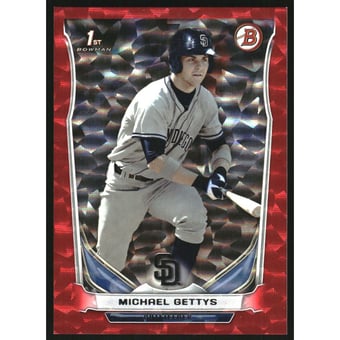 2014 Bowman Draft Red Ice #DP49 Michael Gettys