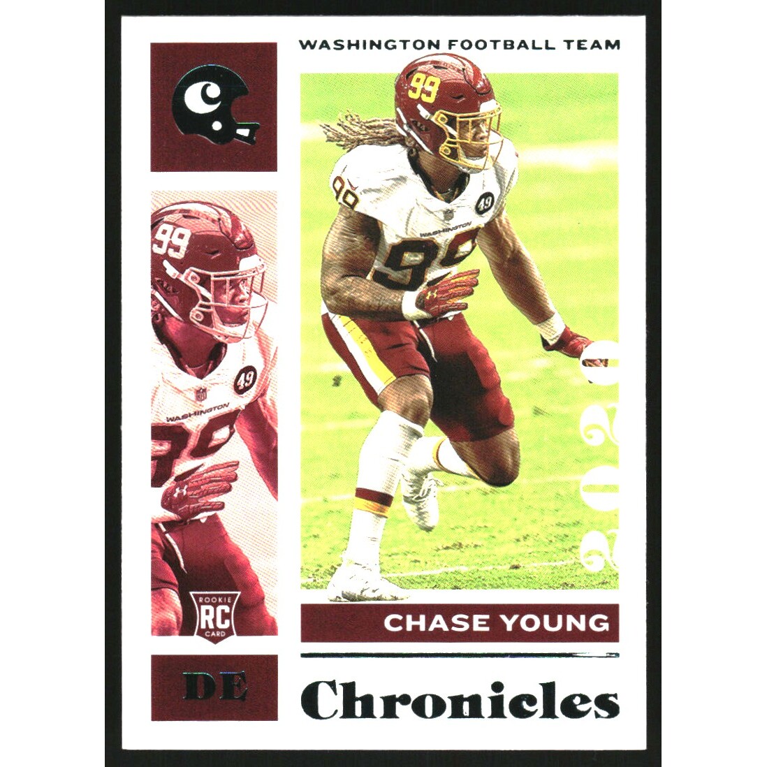 2020 Panini Chronicles Teal #99 Chase Young