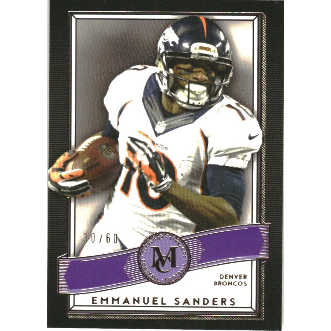 2015 Topps Museum Collection 60th Anniversary Amethyst #66 Emmanuel Sanders