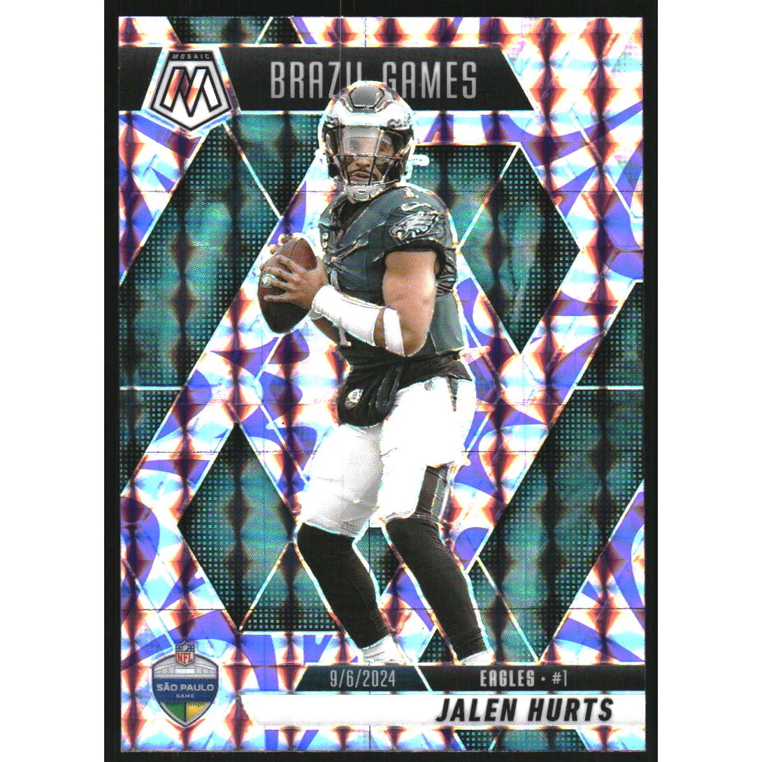 2025 Panini Mosaic Mosaic Reactive Purple #267 Jalen Hurts IG