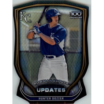 2015 Bowman Chrome Bowman Scouts Update Die Cut #BSUHD Hunter Dozier