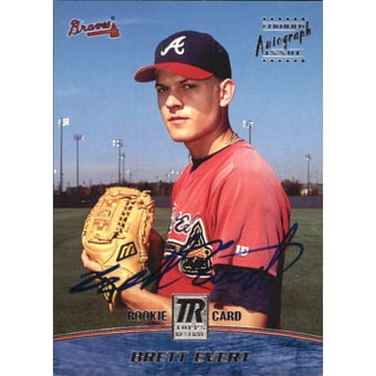 2001 Topps Reserve Rookie Autographs #TRA47 Brett Evert B