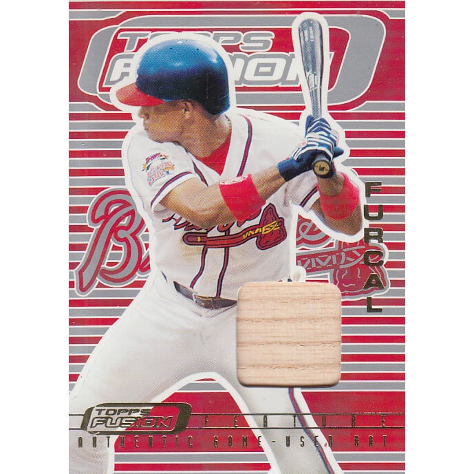 2001 Topps Fusion Feature #F19 Rafael Furcal Bat