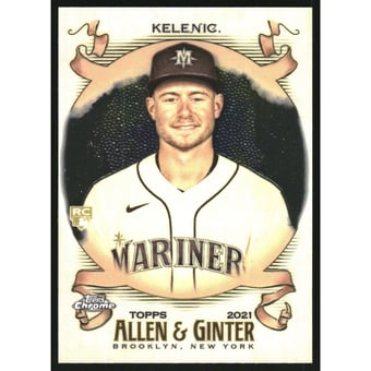 2021 Topps Allen and Ginter Chrome #252 Jarred Kelenic RC