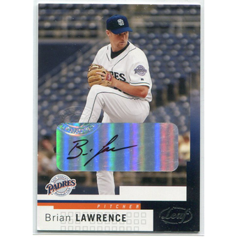 2004 Leaf Autographs #189 Brian Lawrence