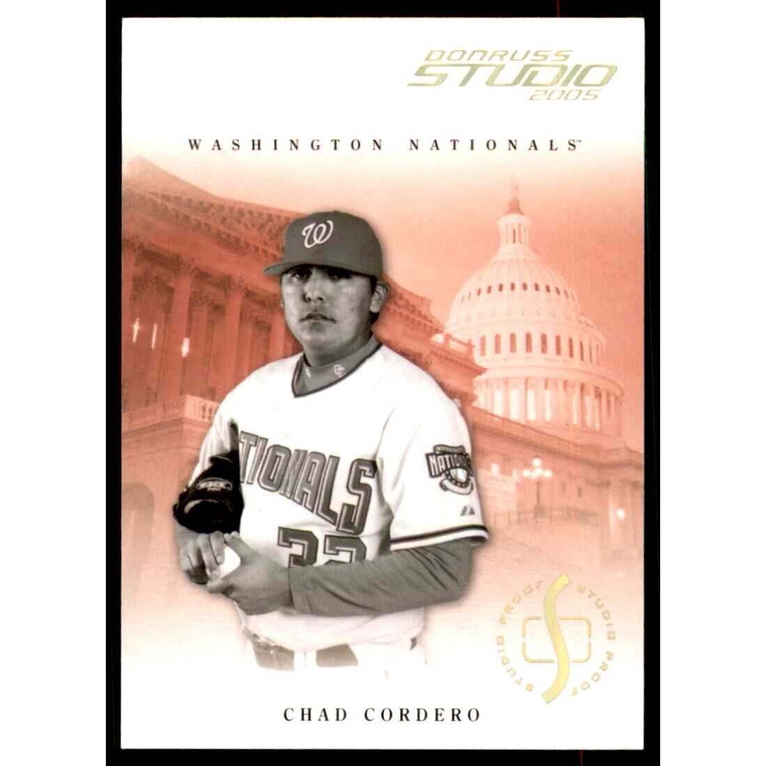 2005 Studio Proofs Gold #293 Chad Cordero