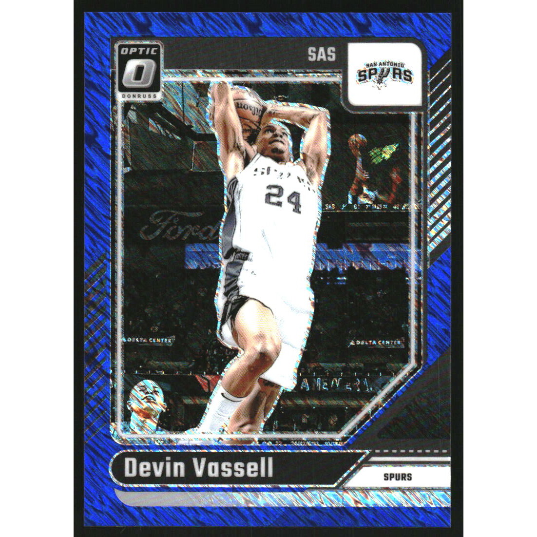 2024-25 Donruss Optic Blue Shimmer #157 Devin Vassell 2024-25 Donruss Optic Blue Shimmer #157 Devin Vassell