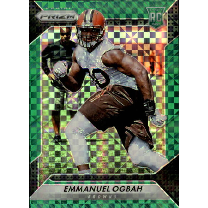2016 Panini Prizm Prizms Green Power #265 Emmanuel Ogbah. rookie card picture