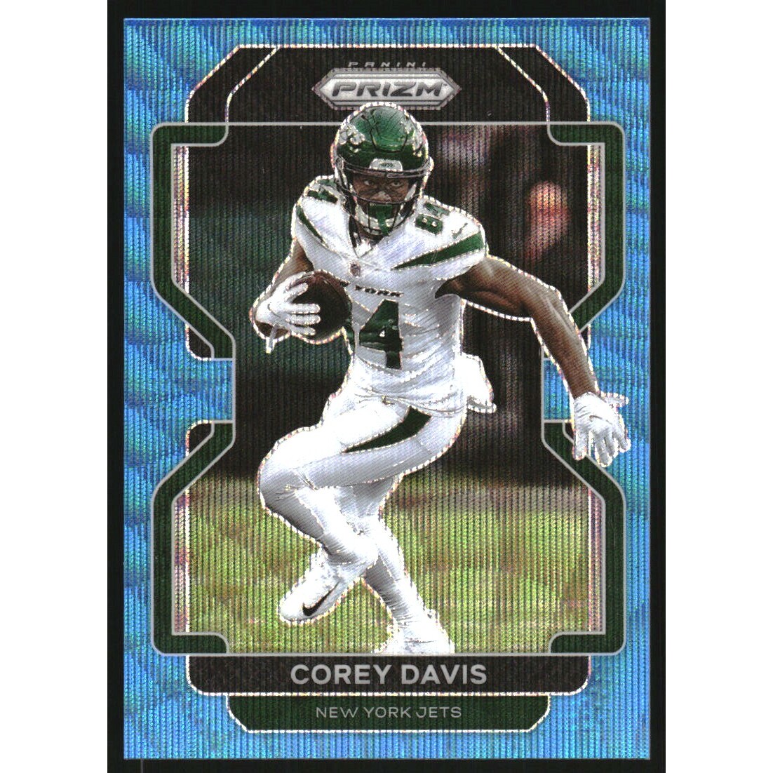 2021 Panini Prizm Prizms Blue Wave #84 Corey Davis