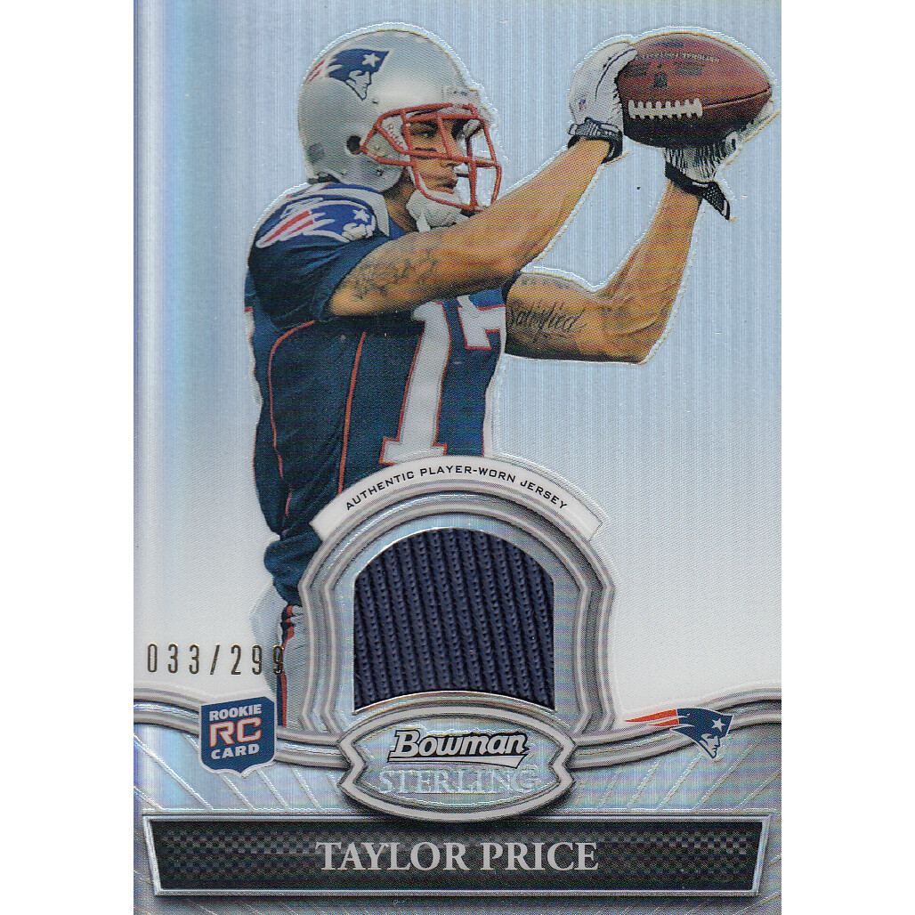 2010 Bowman Sterling Refractors #BSRTPR Taylor Price JSY