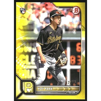 2022 Bowman Yellow #96 Hoy Park