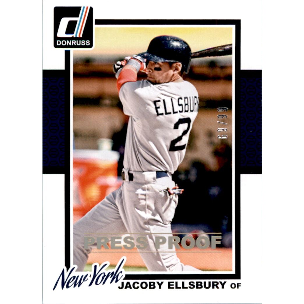 2014 Donruss Press Proofs Gold #53 Jacoby Ellsbury