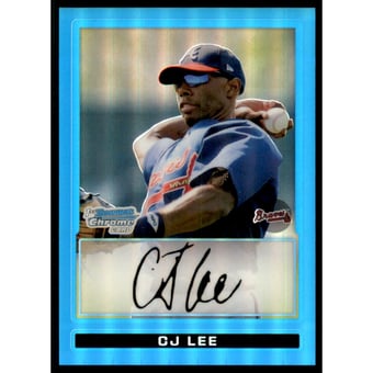 2009 Bowman Chrome Prospects Blue Refractors #BCP136 C.J. Lee