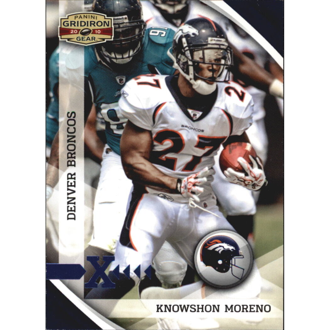 2010 Panini Gridiron Gear Platinum X's #44 Knowshon Moreno