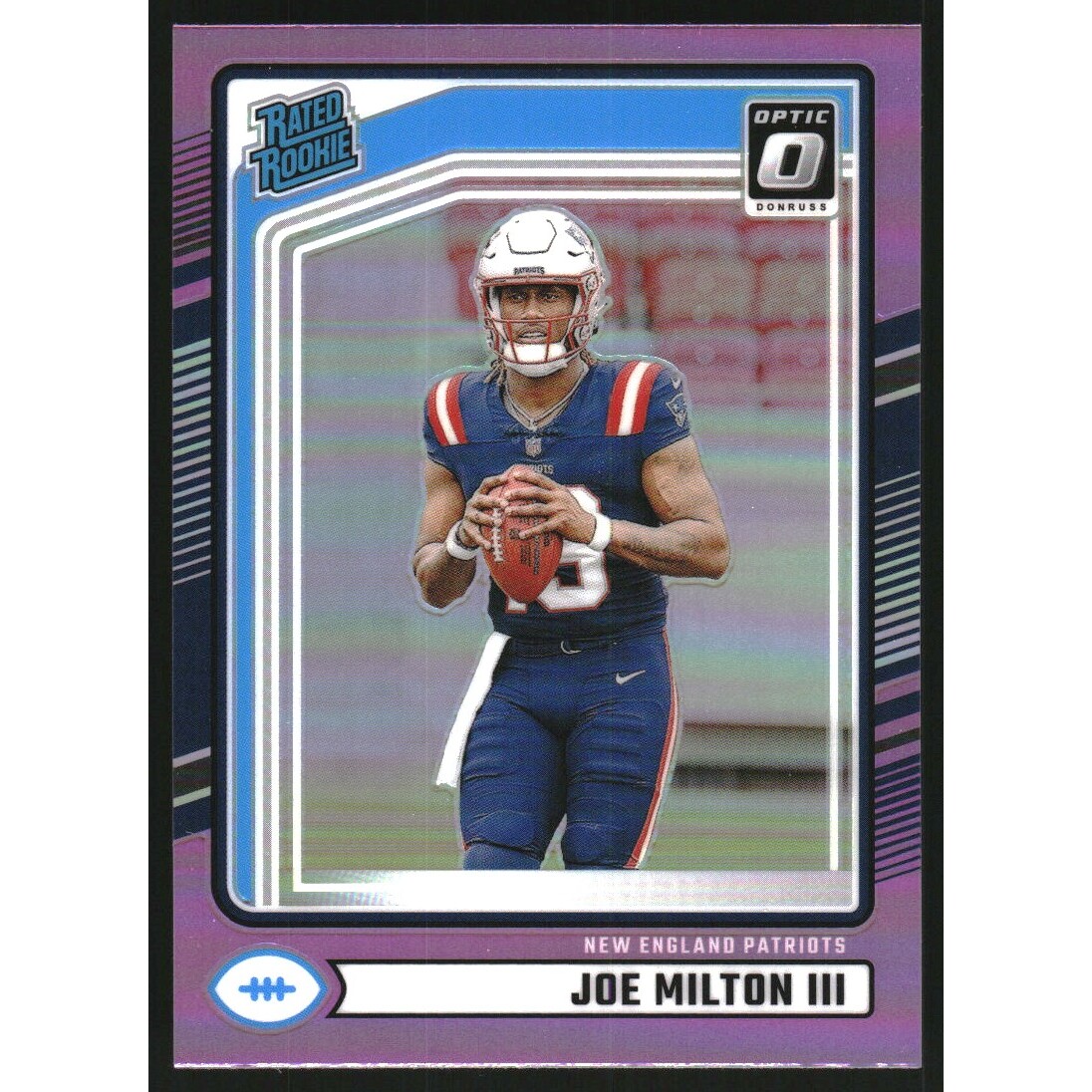 2024 Donruss Optic Rated Rookies Preview Pink #319 Joe Milton III