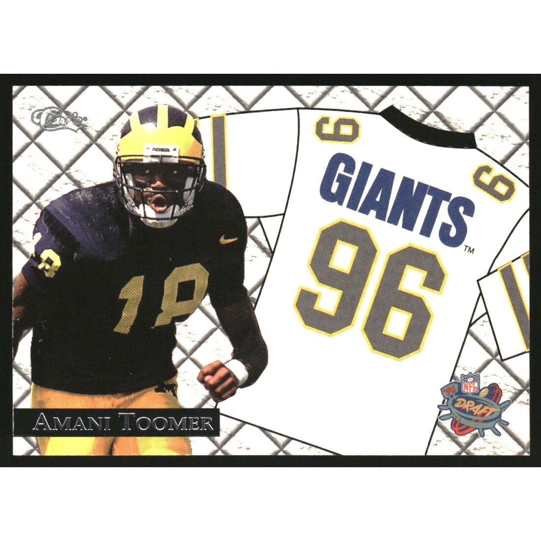 1996 Classic NFL Rookies Home Jersey Image #HJ13 Amani Toomer
