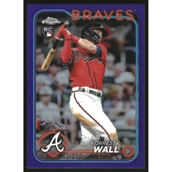 2024 Topps Chrome Purple Refractors #176 Forrest Wall