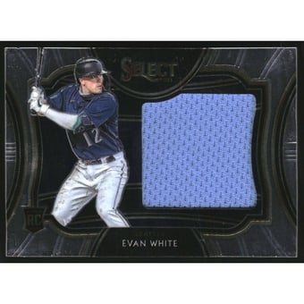 2021 Select Horizontal Rookie Jumbo Swatch #1 Evan White