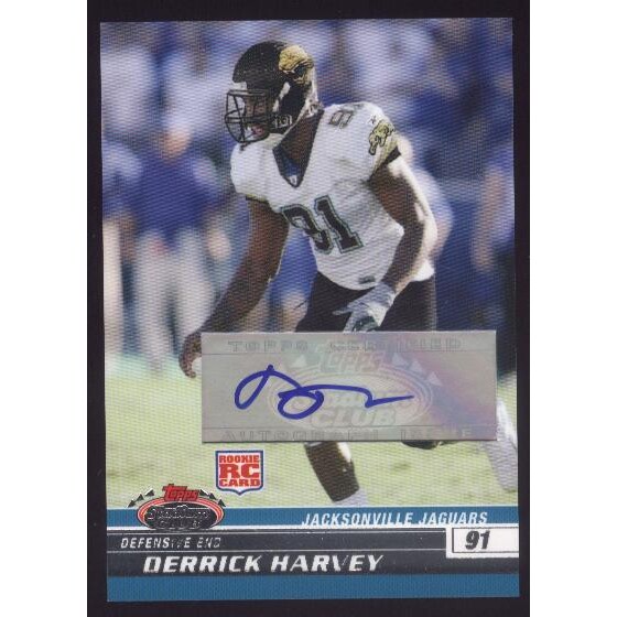2008 Stadium Club Rookie Autographs #145 Derrick Harvey T10 C