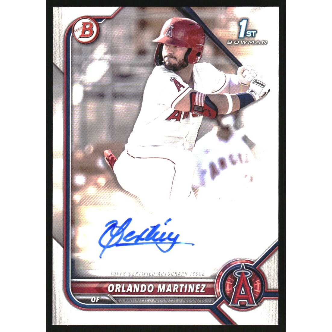 2022 Bowman Prospect Autographs #PPAOM Orlando Martinez
