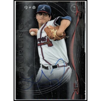 2014 Bowman Sterling Prospect Autographs #BSPALSI Lucas Sims