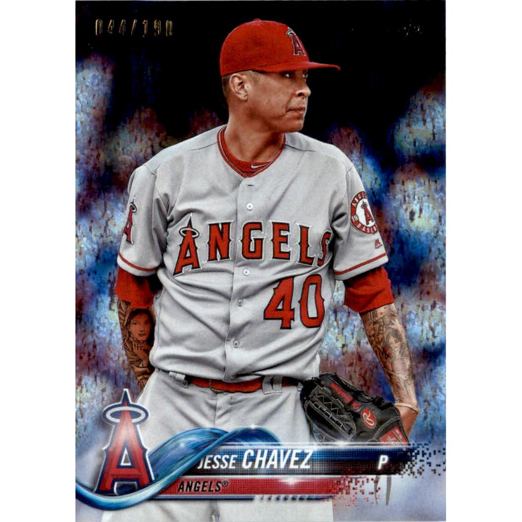 2018 Topps Factory Set Foilboard #390 Jesse Chavez