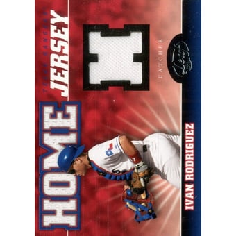 2005 Leaf Home/Road Jersey #7H Ivan Rodriguez H