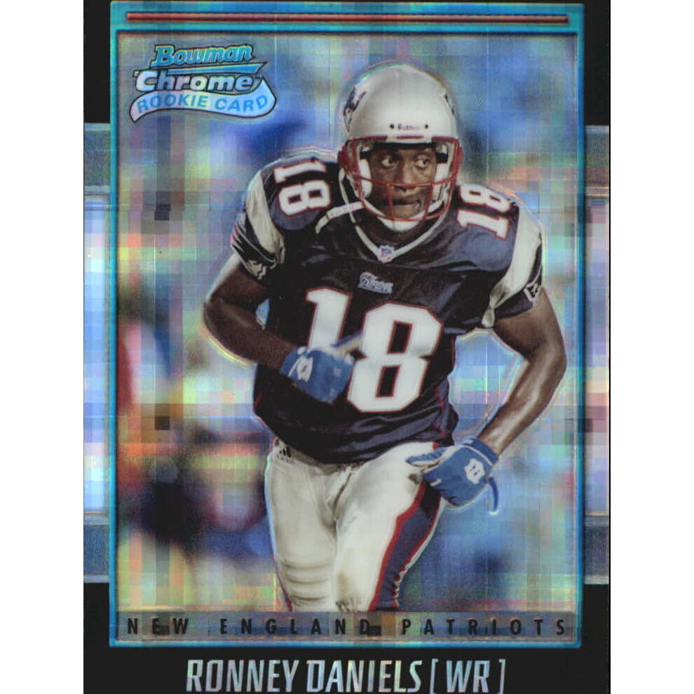 2001 Bowman Chrome Xfractors #239 Ronney Daniels. rookie card picture