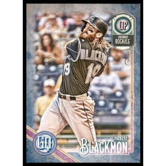 2018 Topps Gypsy Queen Indigo #287 Charlie Blackmon