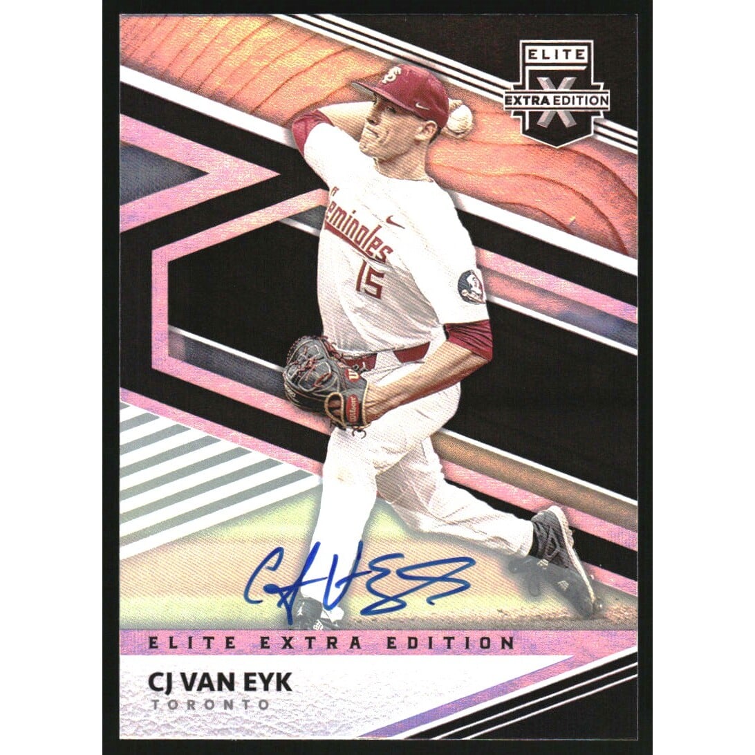 2020 Elite Extra Edition Signatures #42 CJ Van Eyk