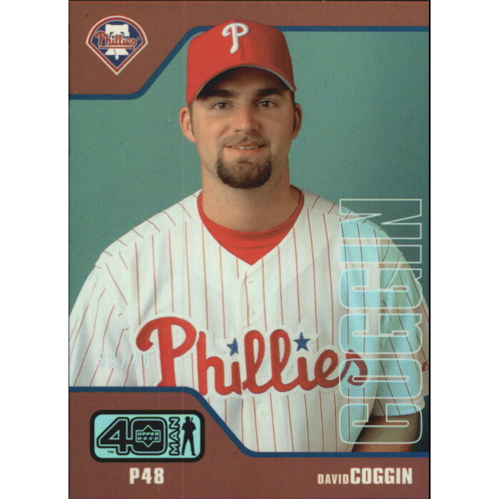 2002 Upper Deck 40-Man Electric Rainbow #882 David Coggin